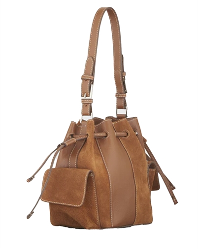 Beck Söndergaard - Mixel Bucket Small Taske - Cognac Brown